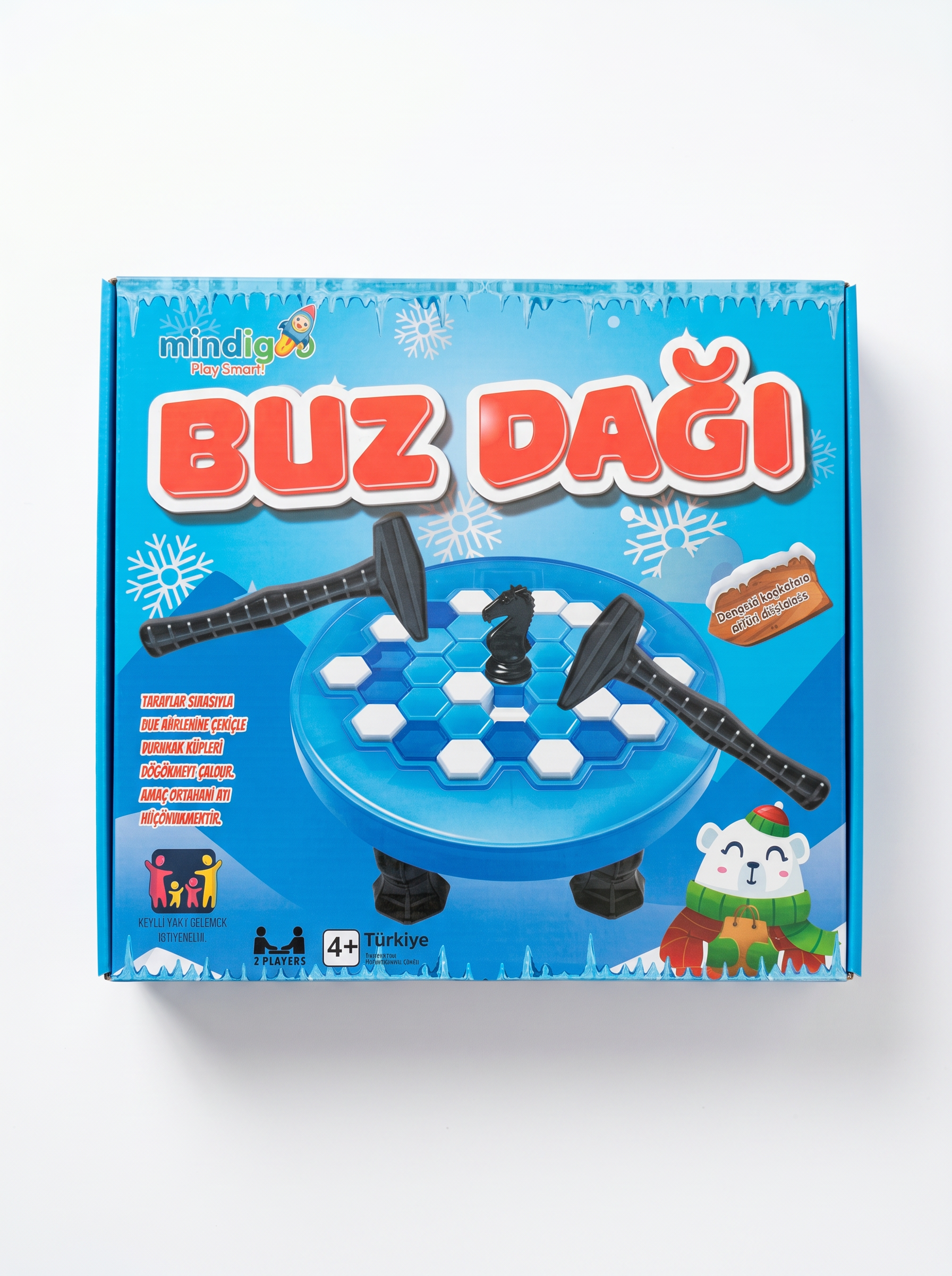 Buz Dağı Eğlenceli Buz Kırma ve Denge Oyunu 2 Kişilik Zeka ve Strateji Oyunu